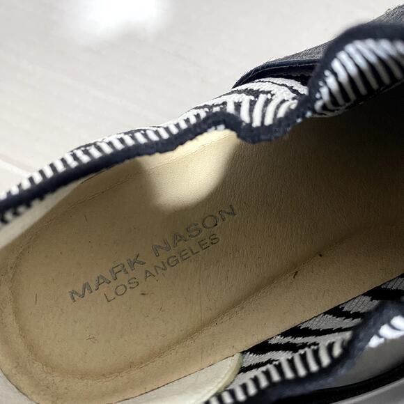 Mark Nason Modern Jogger 2.0 Women's Casual Sneaker Zebra Pattern Slip On Sz 9 - Picture 6 of 12